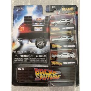 Jada Nano Hollywood Rides Back To The Future I, II & III Time Machine Delorean
